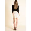 Leather Scallop Skirt