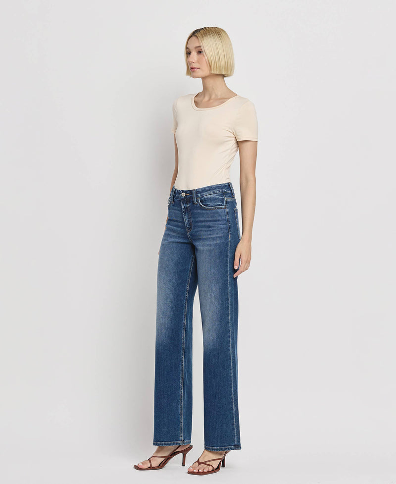 HIGH RISE FULL LENGTH LOOSE JEANS