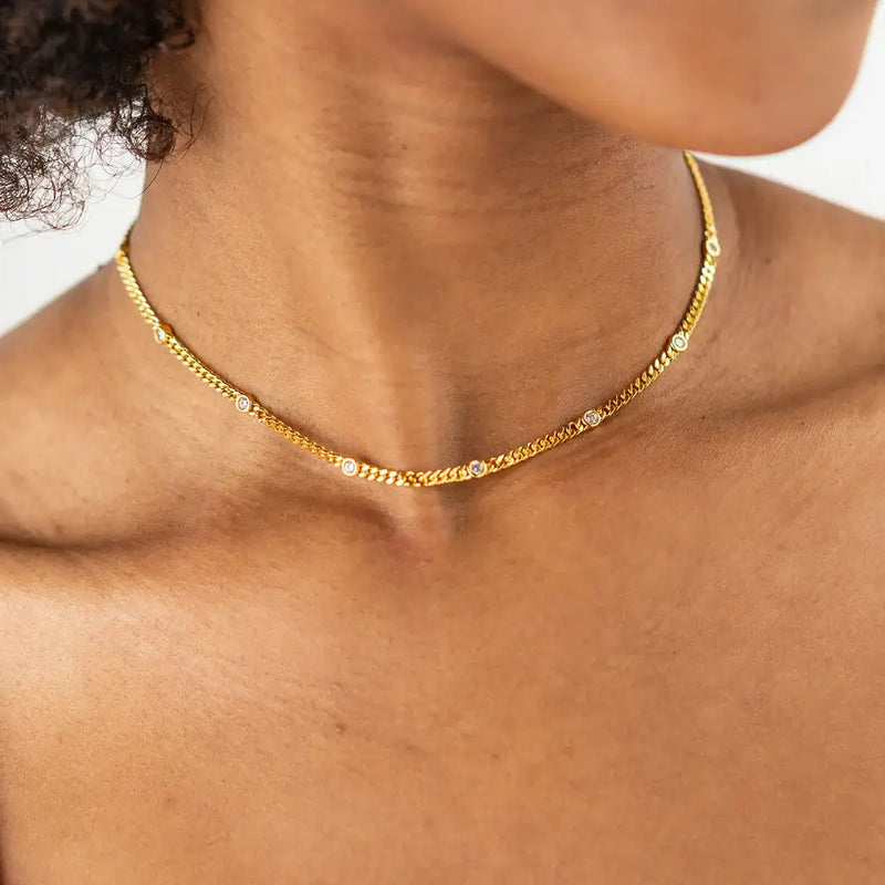 Cz Dainty Choker