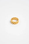 Waterproof Gold Statement Watch Ring:  size 7