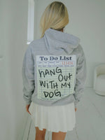 HANG OUT WITH MY DOG GRAPHIC HOODIE