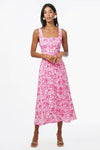 Rina Floral Printed Midi Dress