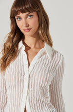 Iryna Sheer Textured Top