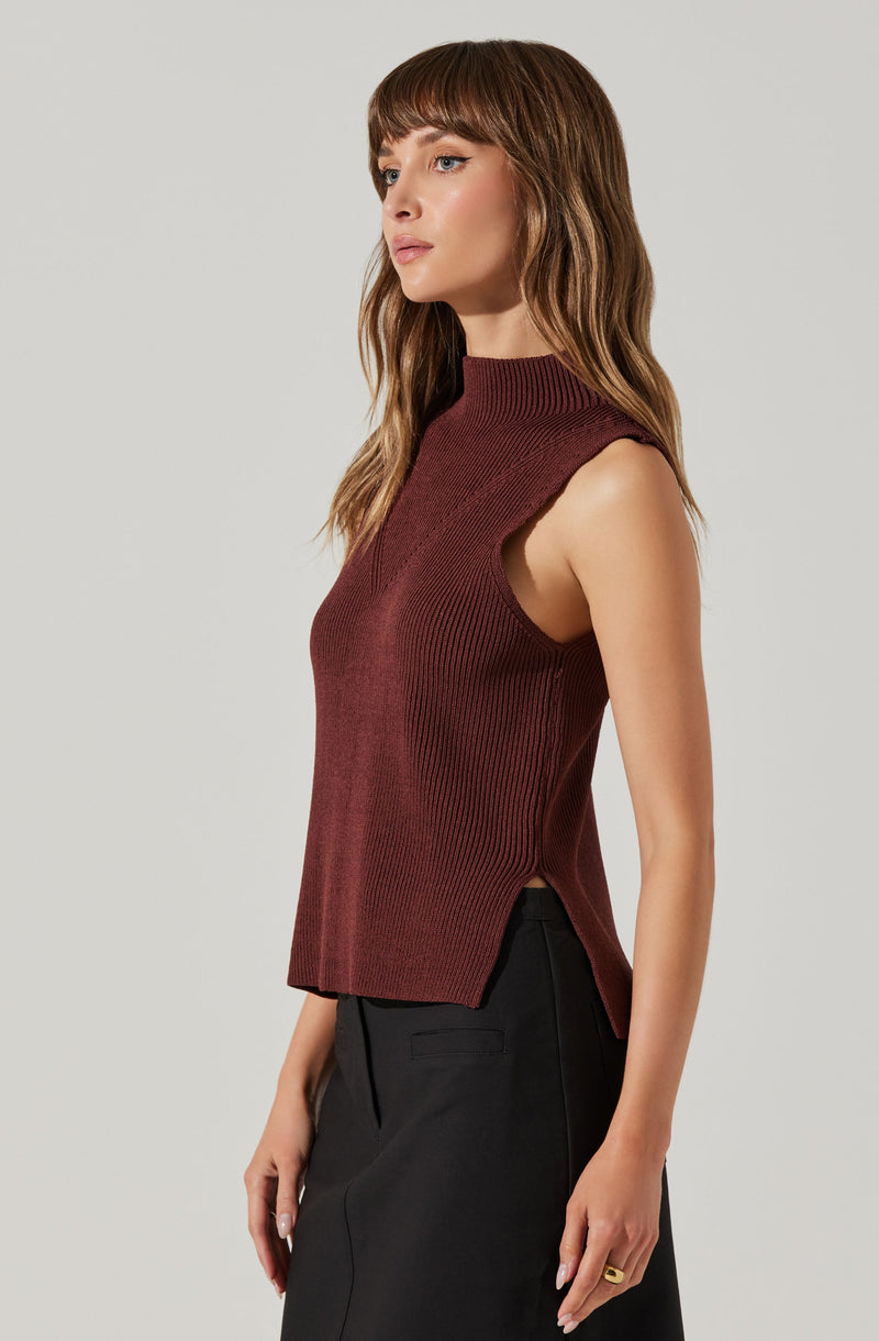 Zea Mock Neck Sweater