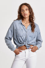 ARIANNA FRONT TIE SHIRT