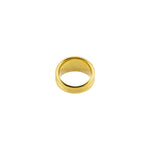 Waterproof Gold Twin Ring: 6