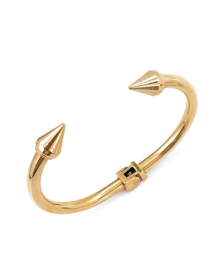 Lars Cone Bangle Bracelet: GOLD