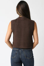 Selena Button Knit Top