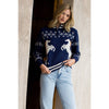 Horse Knit Half Up Zipper Sweater