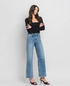 HIGH RISE FULL LENGTH WIDE LEG JEANS