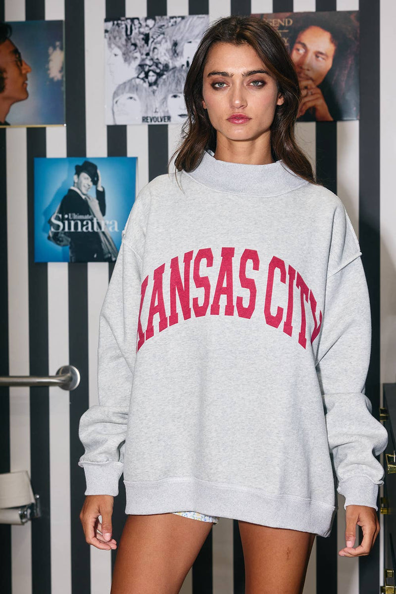 **PREORDER**KANSAS CITY & KC Reversible Sweatshirt