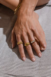 Waterproof Gold Statement Watch Ring:  size 7