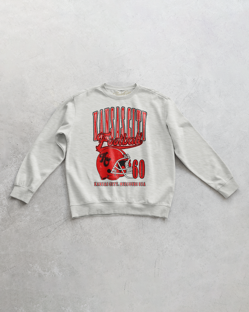 90's Kansas City Football Oversized 90's Sweatshirt