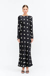 Georgie Polka Dot Black Dress