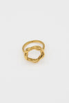 18K Gold Coronet Ring: 7.5