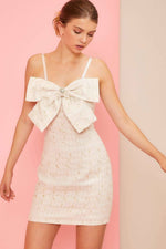 Tweed Tube Mini Dress