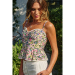 Morning Glory Flared Cami Top