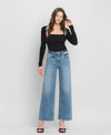 HIGH RISE FULL LENGTH WIDE LEG JEANS