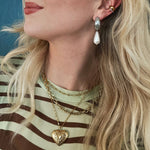 Thelma Heart Locket Necklace