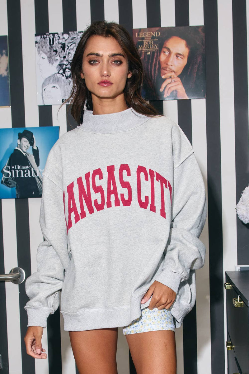 **PREORDER**KANSAS CITY & KC Reversible Sweatshirt