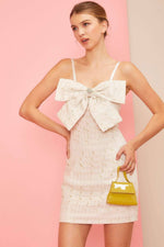 Tweed Tube Mini Dress