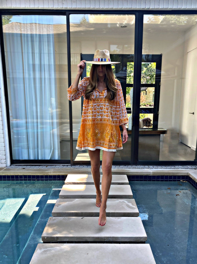 Marigold Tunic Cover Up: One Size