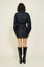 MORA BUTTON DOWN DRESS