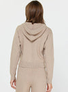 Cropped Knit Hoodie Zip-up