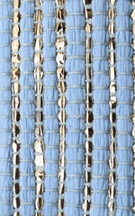 Natural Beauty Upcyled Hand Woven Lt Blue Tote