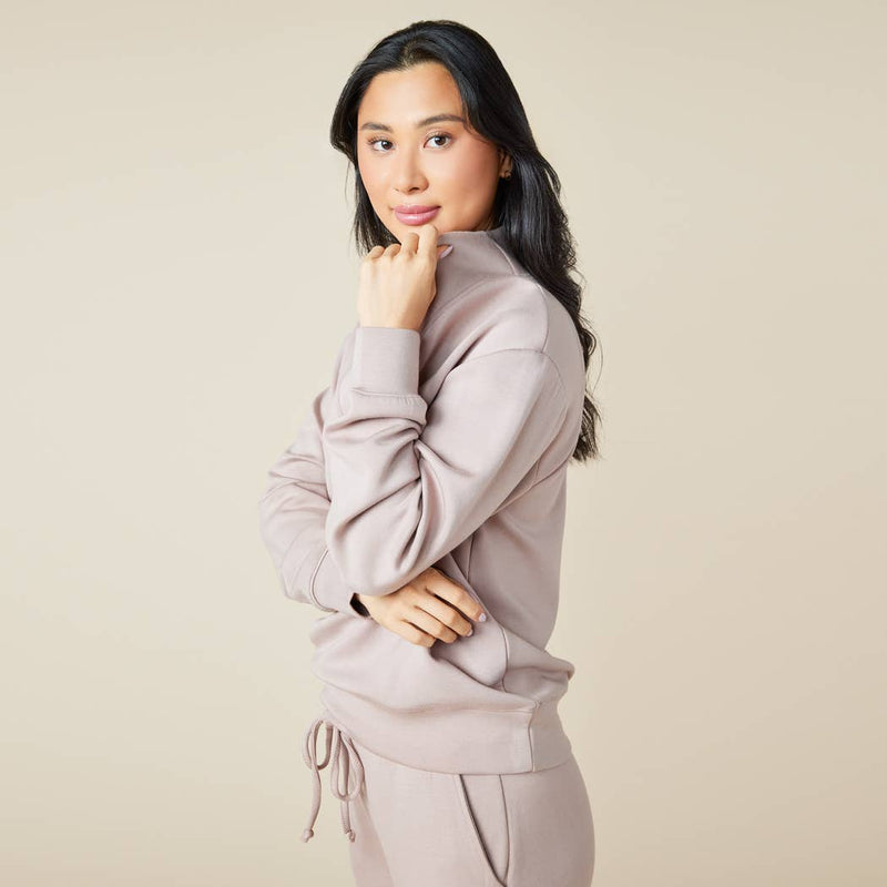 Athleisure DreamTech 1/4 Zip Jogger Set for Women