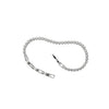 Demi-Fine Silver Diamond Tennis Bracelet