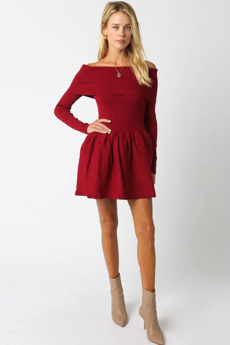 Stephanie Dress - scarlet