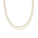 18K Gold Satellite Layered Choker
