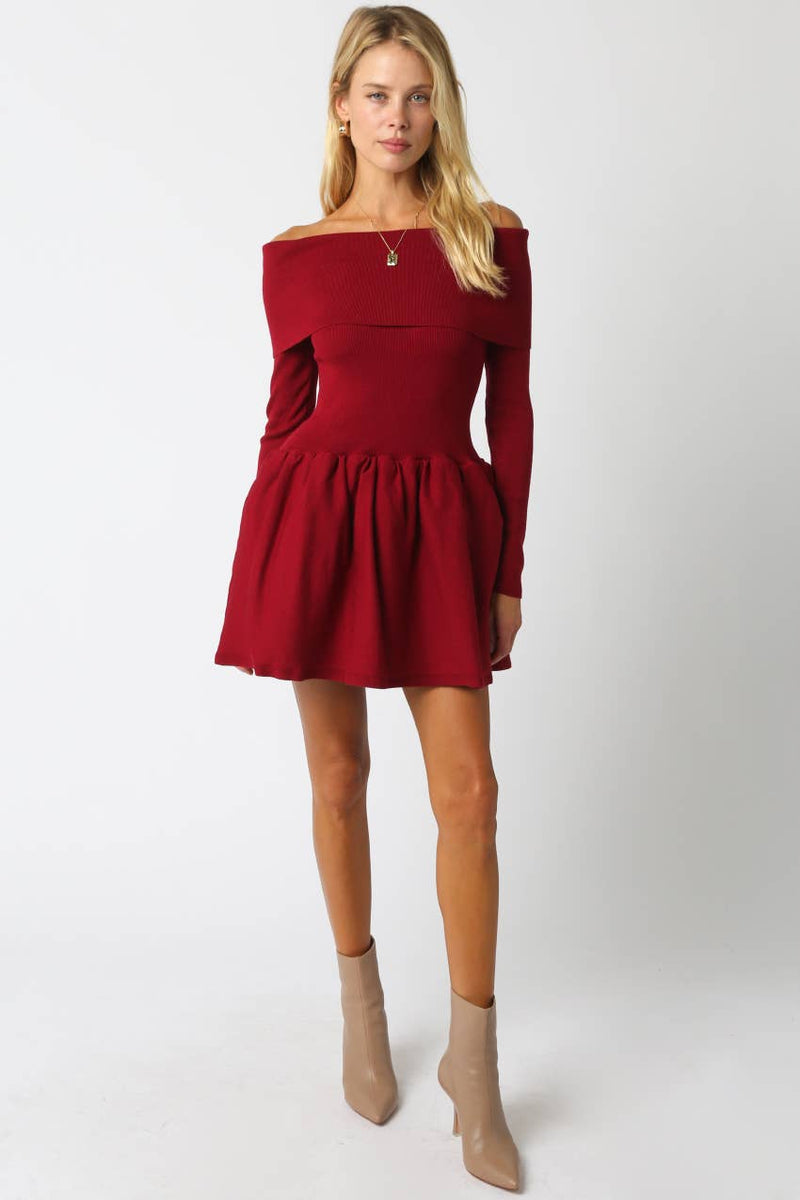 Stephanie Dress - scarlet