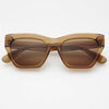 Gia Acetate Cat Eye Sunglasses : Brown