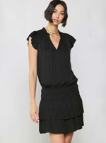 Zoey Pleated Mini Dress