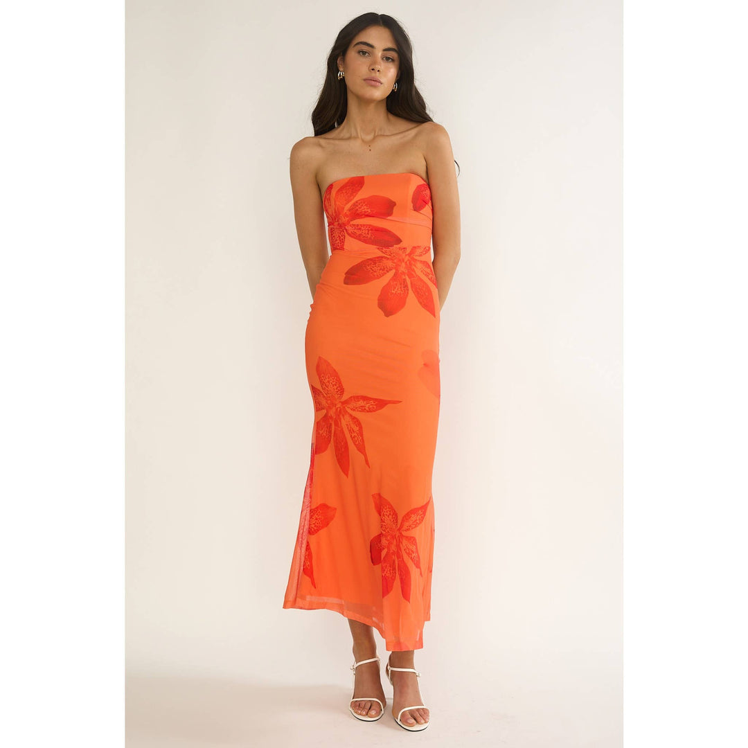 addison floral midi dress Altar'd State Addison Floral Midi Dress