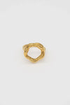 18K Gold Coronet Ring: 7.5