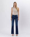 HIGH RISE TROUSER HEM BOOTCUT JEANS