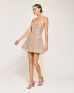 SUNSET TWEED MINI DRESS