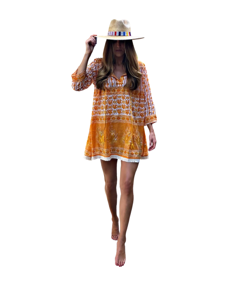 Marigold Tunic Cover Up: One Size