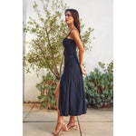 Heaven Sent Buckle Midi Dress