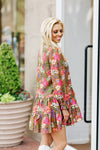 The Hayes V-Neck Long Sleeve Dress