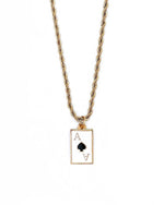 Ace Best Selling Trending Necklace || Choose Style: WHITE ACE OF SPADES