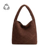 Johanna Tobacco Suede Recycled Vegan Shoulder Bag