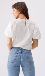 Lisette Eyelet Cotton Blouse