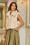 Faux Fur Cropped Cozy Vest