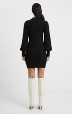 Vhari Ribbed Crew Neck Mini