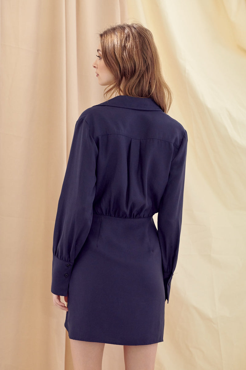 Kelly Green Shirt Dress (Online Exclusive)