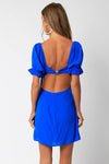 Rose Mini Dress - Fushcia